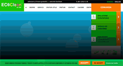 Desktop Screenshot of ecoclean.ro